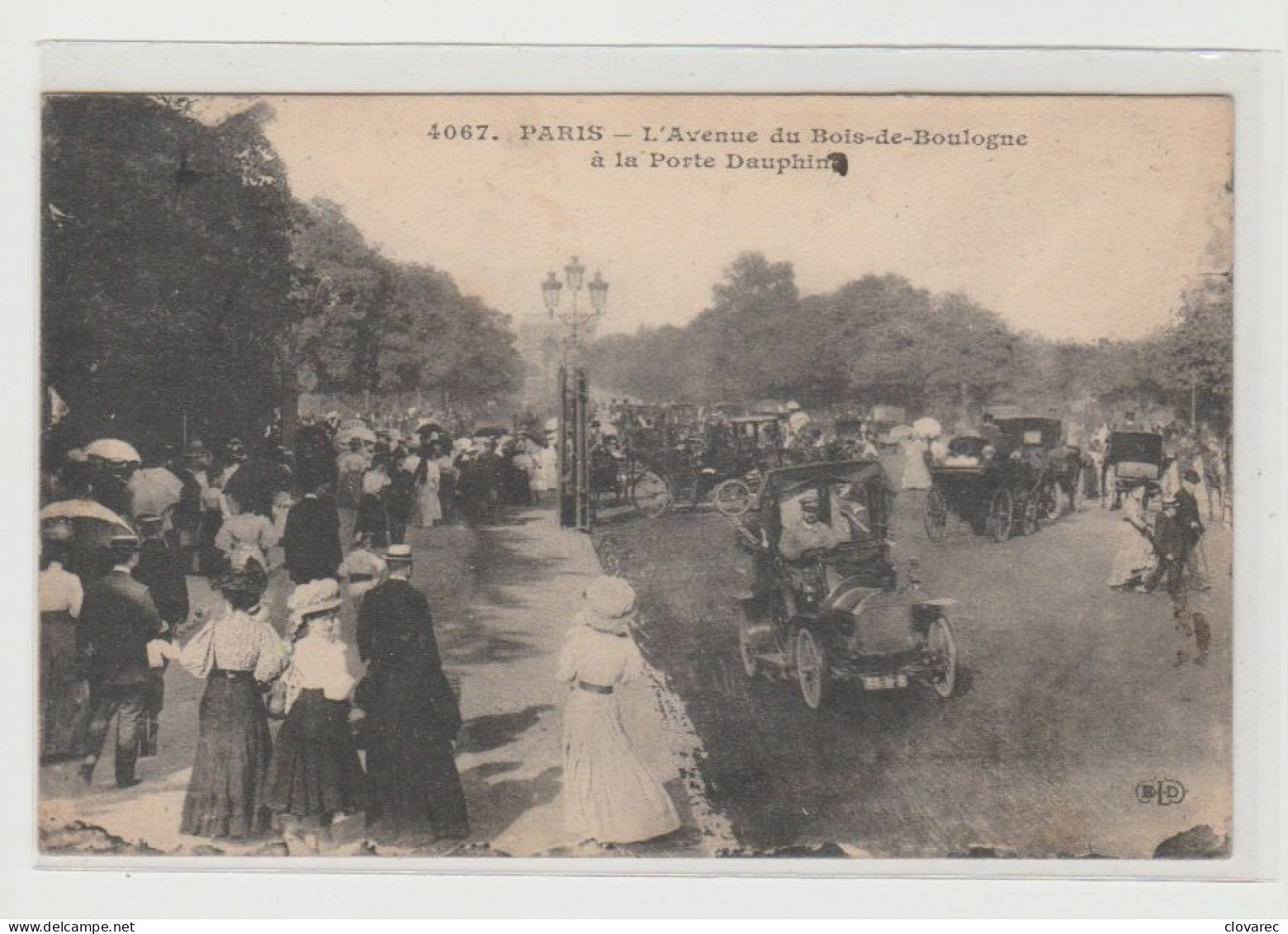 PARIS  " L'Avenue Du Bois De Boulogne à La Porte Dauphine" - Paris (16)