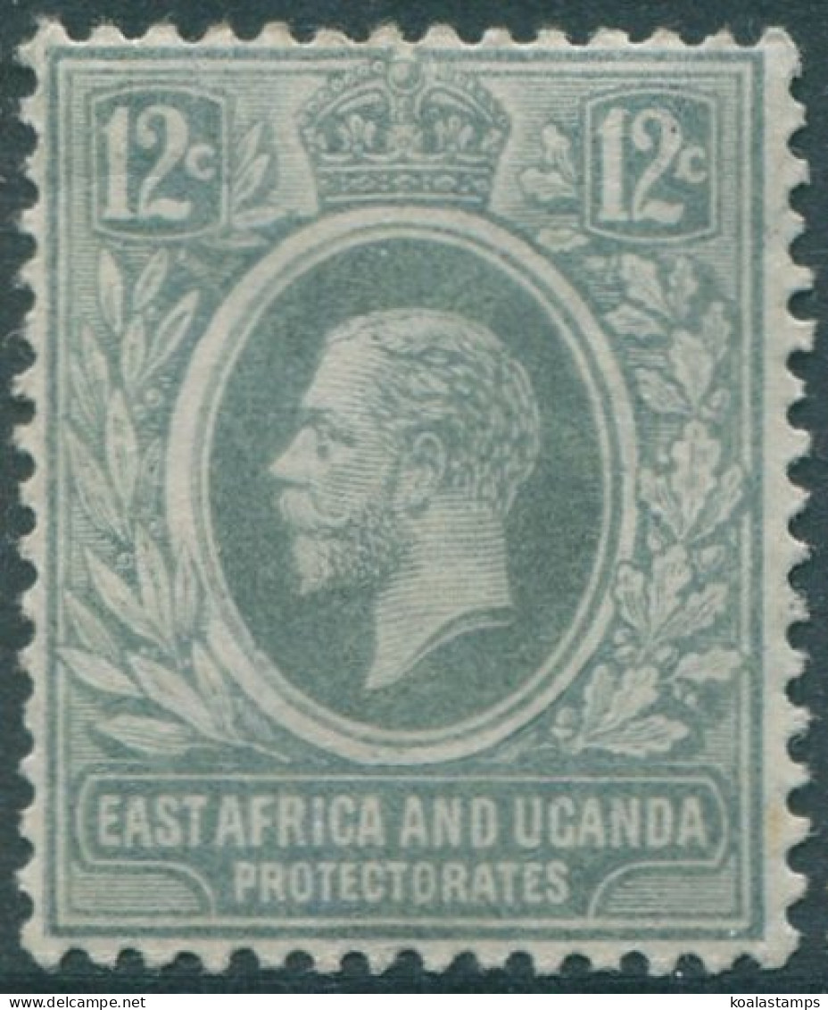 Kenya Uganda And Tanganyika 1912 SG48 12c Slate-grey KGV MLH (amd) - Kenya, Uganda & Tanganyika