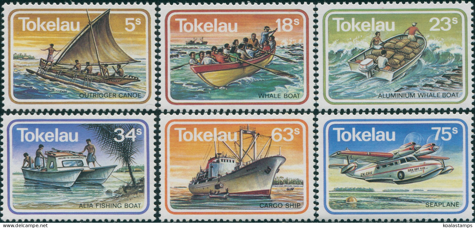 Tokelau 1983 SG91-96 Transport Set MNH - Tokelau