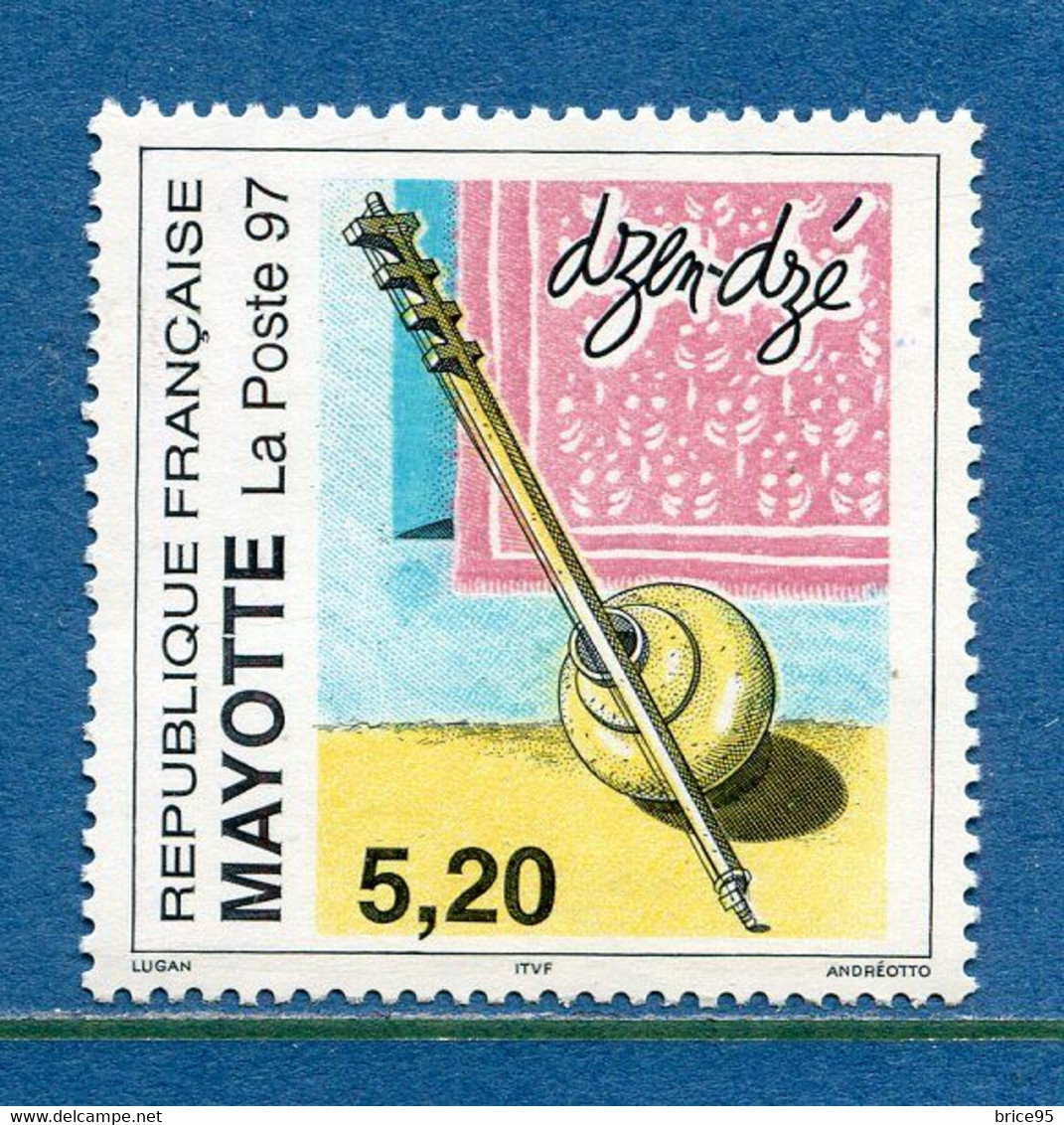 Mayotte - YT N° 44 ** - Neuf Sans Charnière - 1997 - Unused Stamps