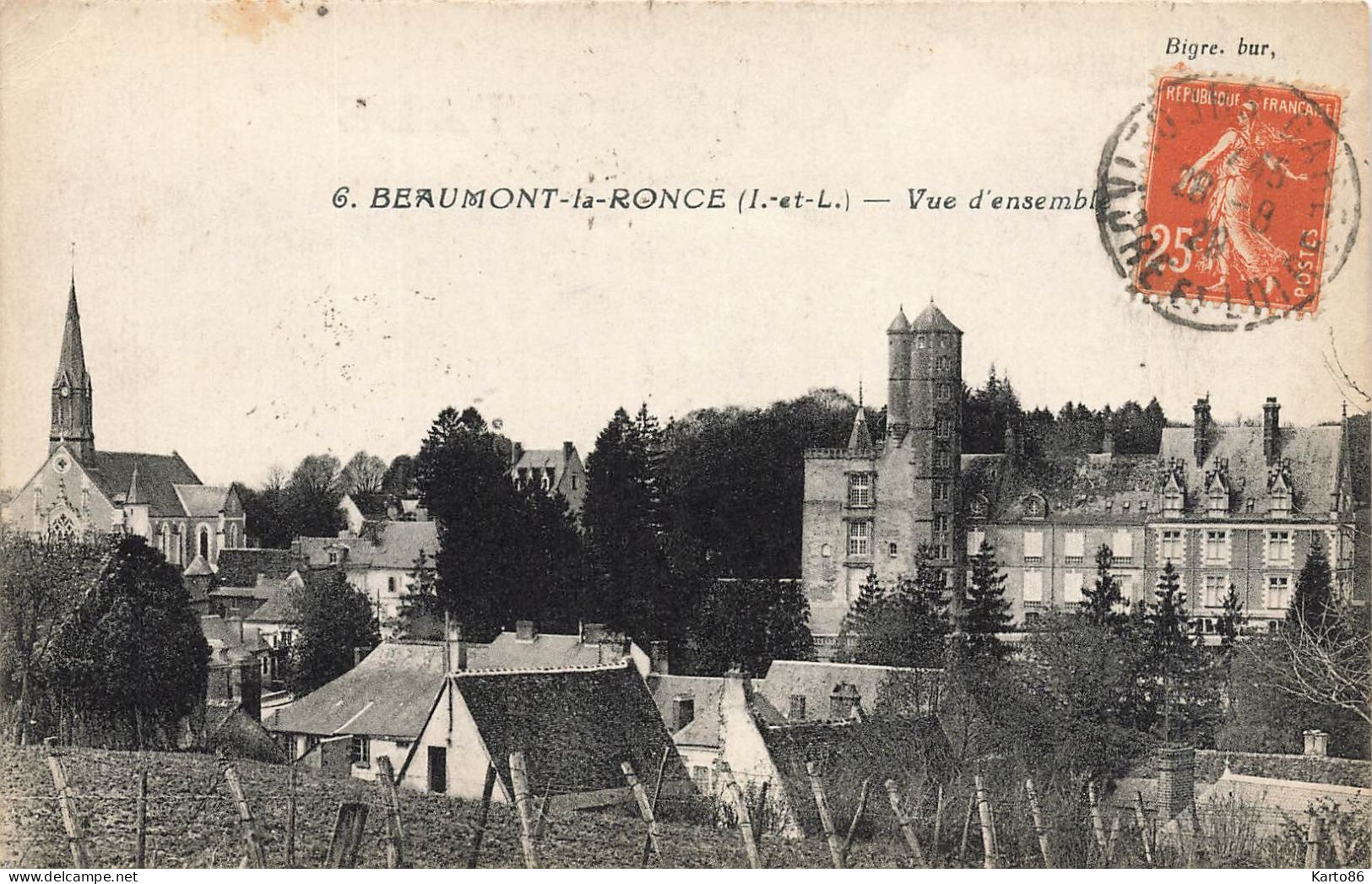 Beaumont La Ronce * Vue D'ensemble Du Village - Beaumont-la-Ronce