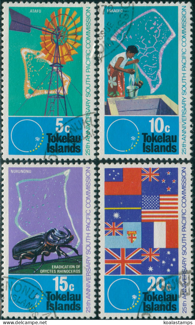 Tokelau 1972 SG33-36 South Pacific Commission Set FU - Tokelau