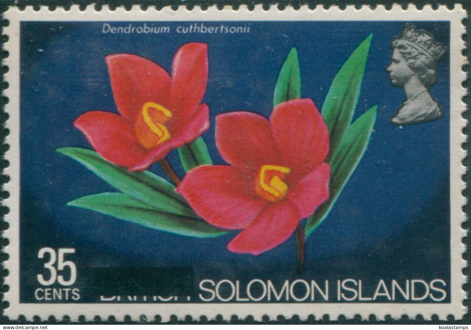 Solomon Islands 1975 SG296 35c Flower MLH - Salomon (Iles 1978-...)