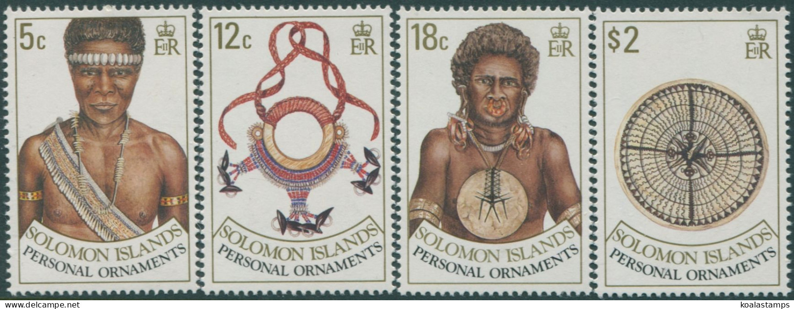 Solomon Islands 1990 SG666-669 Personal Ornaments Set MNH - Salomon (Iles 1978-...)