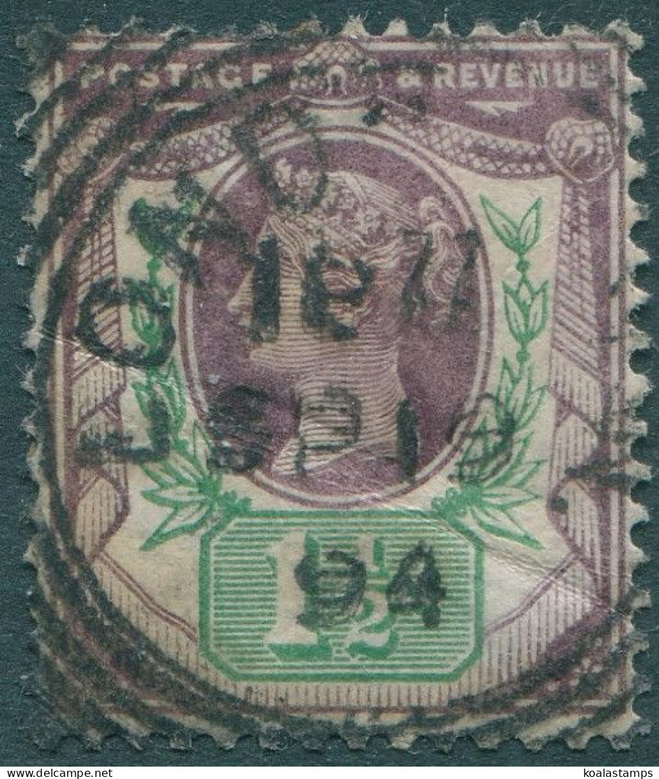 Great Britain 1887 SG198 1½d Dull Purple And Pale Green QV #1 FU - Other & Unclassified