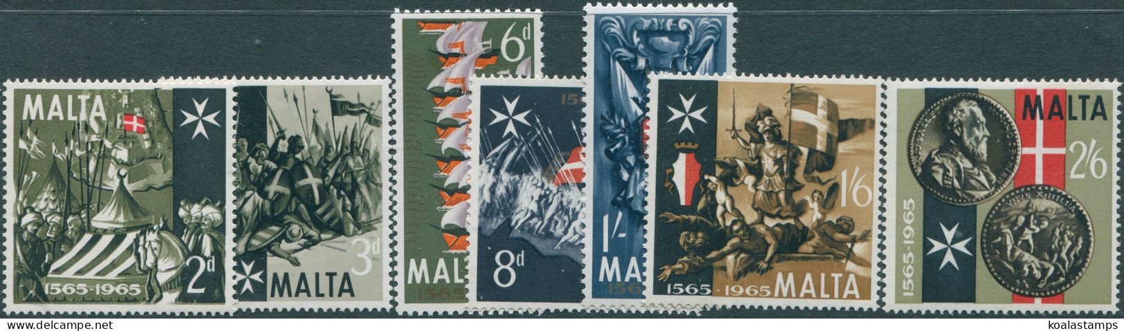 Malta 1965 SG352-358 Great Seige Set MLH - Malta