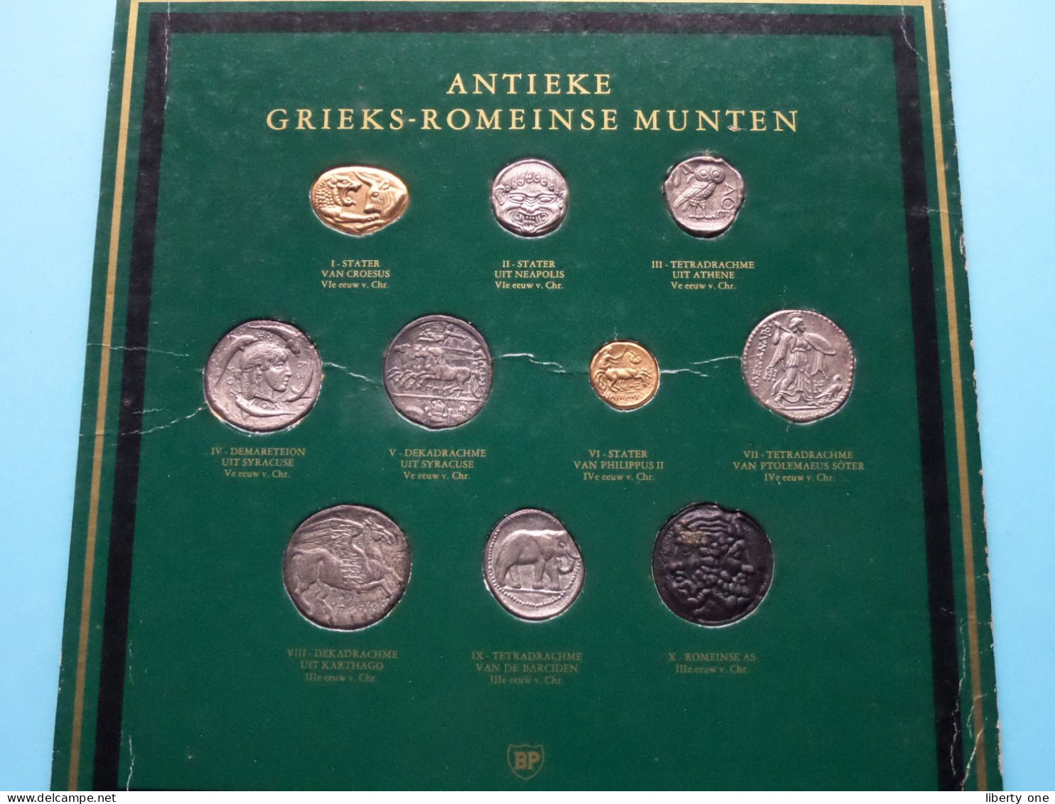 ( Copy Coins ) >>> BP Collectie Van ANTIEKE GRIEKS-ROMEINSE MUNTEN ( Dit Zijn COPY Munten ) COPY ( Original Pack )! - Altri & Non Classificati