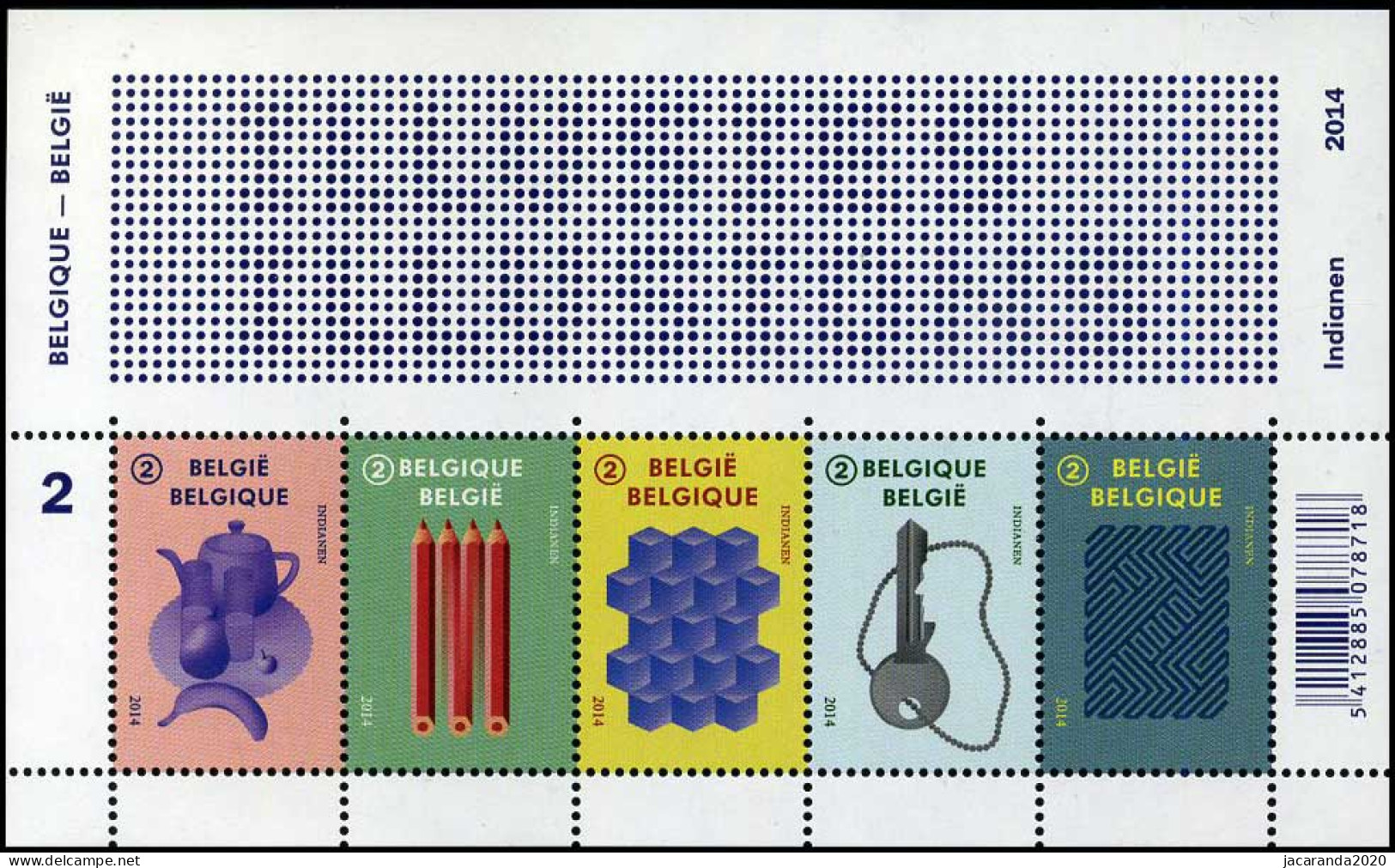 België BL 221 - Optische Illusies - Misleidende Postzegels - Illusions D'optique  (4462/66) - 2002-… (€)