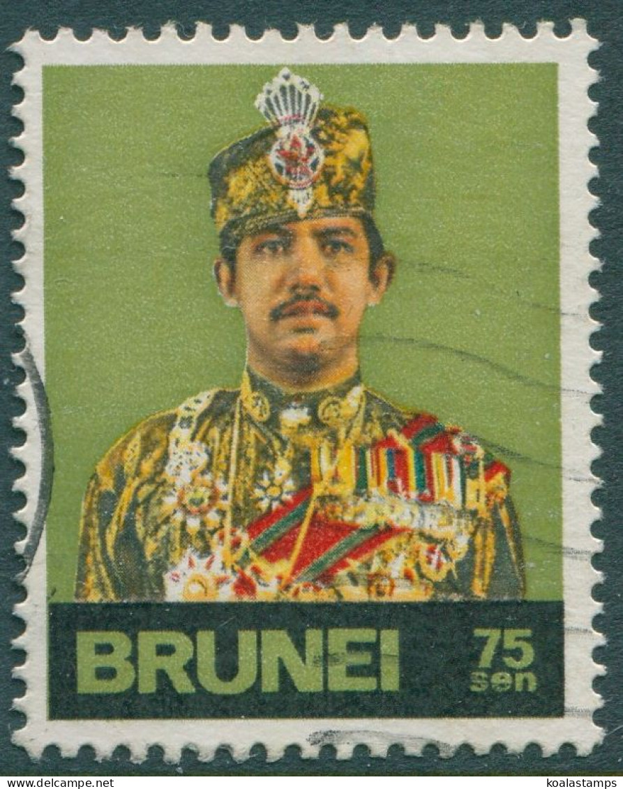 Brunei 1975 SG229 75s Sultan Sir Hassanal Bolkiah Mu'izzaddin Waddaulah FU - Brunei (1984-...)