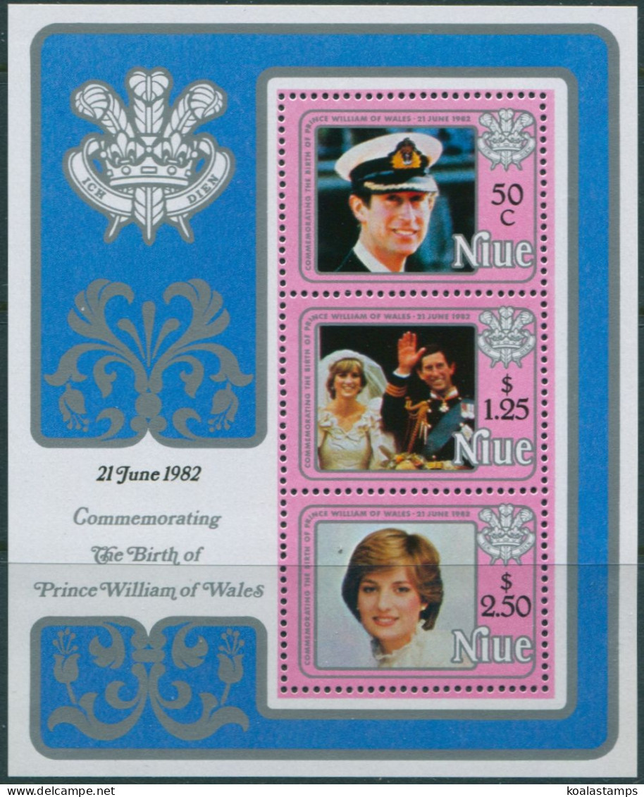 Niue 1982 SG468 Royal Birth Prince William MS MNH - Niue