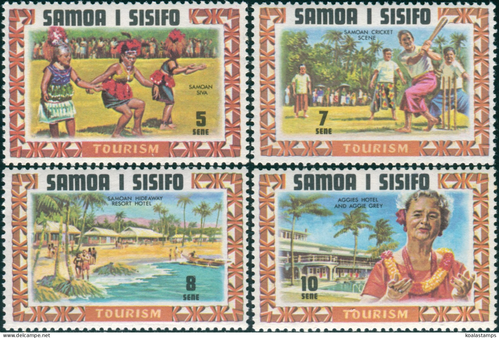 Samoa 1971 SG365-368 Tourism Set MNH - Samoa
