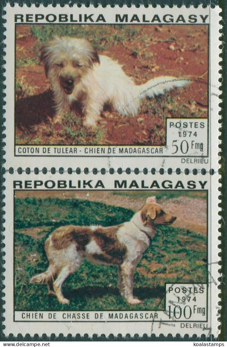 Malagasy 1974 SG289-290 Dogs Set FU - Madagascar (1960-...)