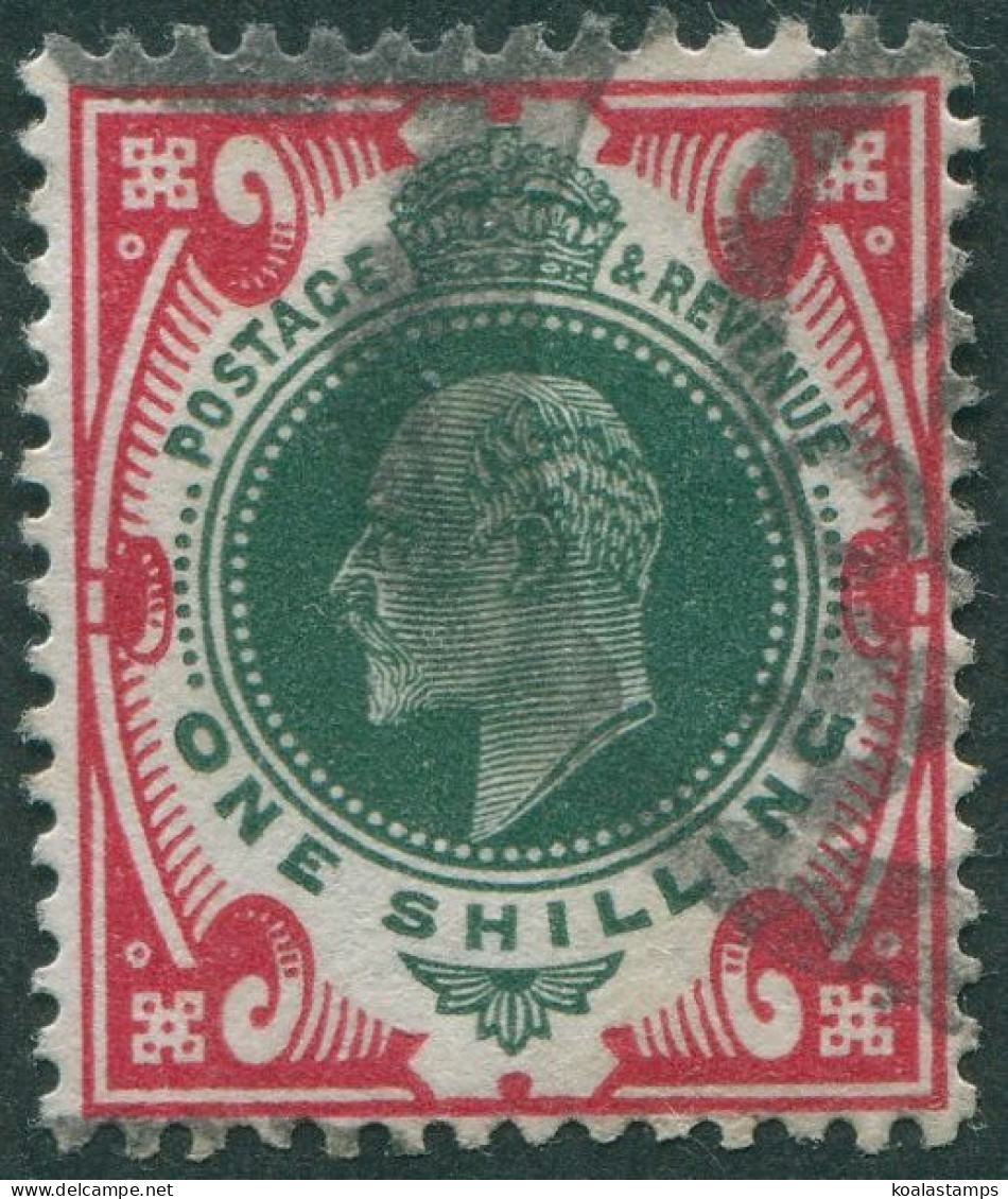 Great Britain 1911 SG313 1/- Deep Green And Scarlet KEVII FU - Non Classés