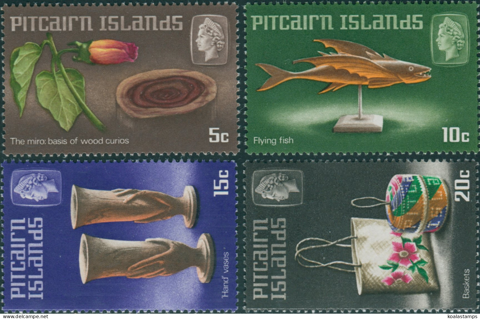 Pitcairn Islands 1968 SG88-91 Handicrafts Set MNH - Pitcairninsel