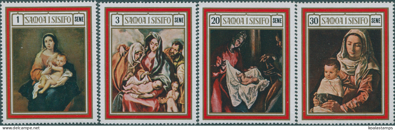 Samoa 1969 SG332-335 Christmas Set MNH - Samoa