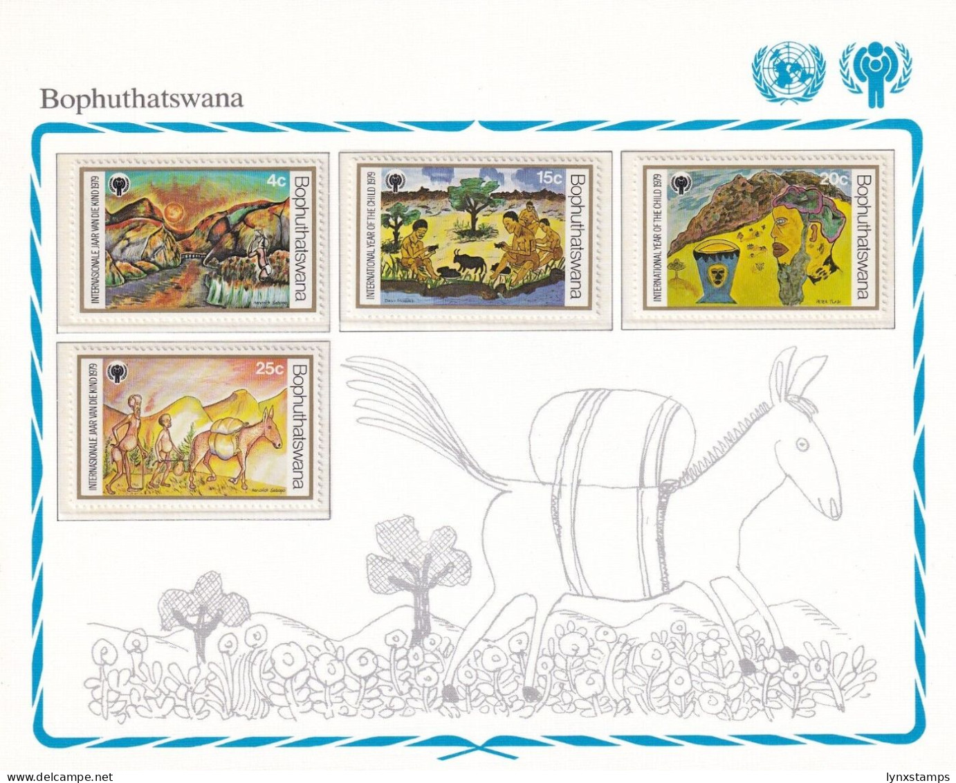 SA06 Bophuthatswana 1979 International Year Of The Child Mint Stamps - Bophuthatswana