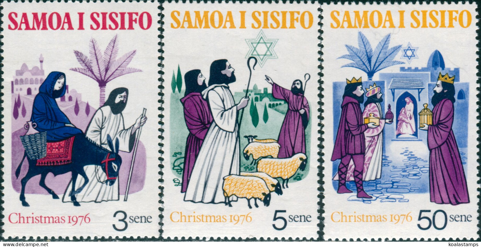 Samoa 1976 SG474-477 Christmas Set MNH - Samoa