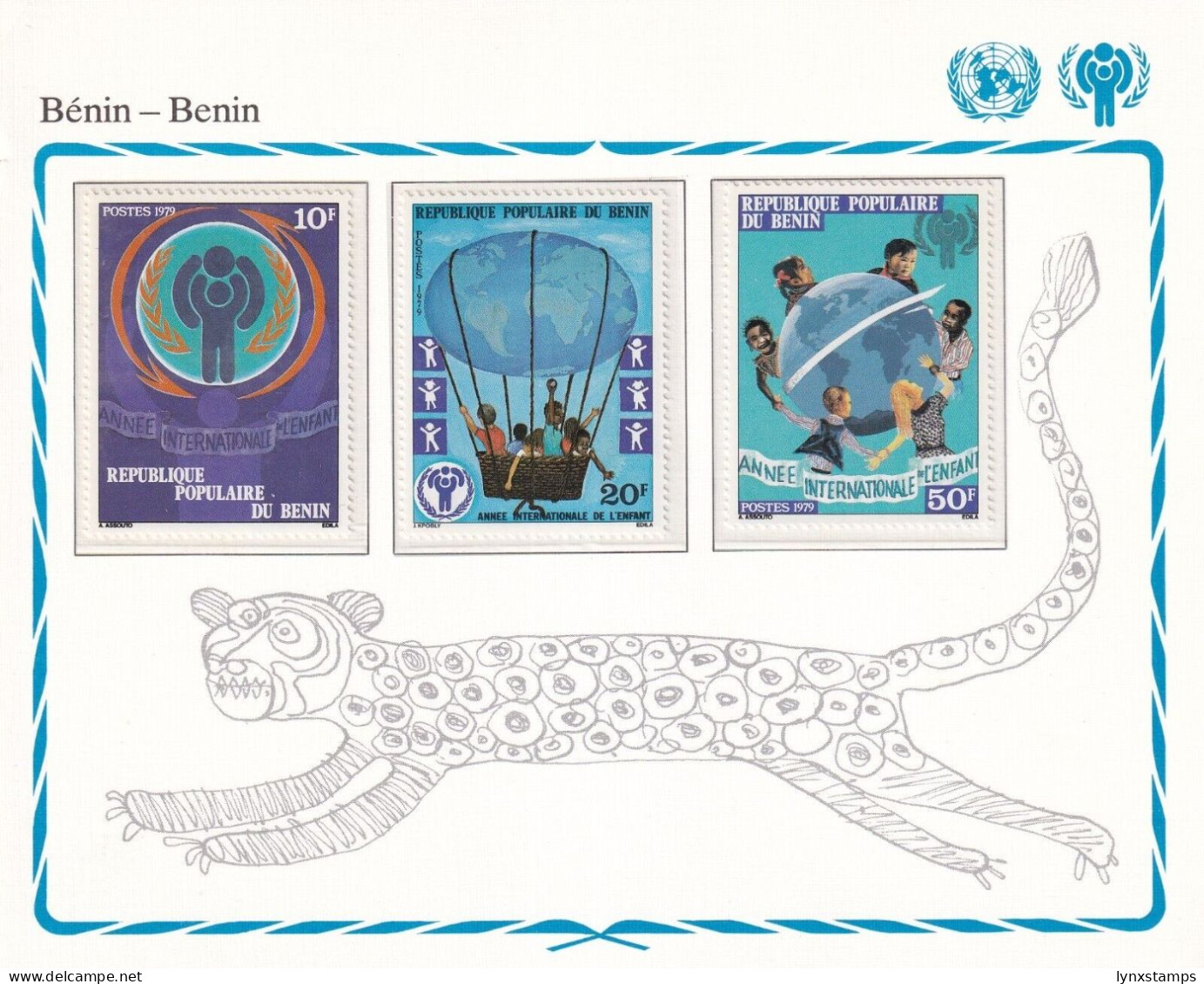 SA06 Benin 1979 International Year Of The Child Mint Stamps - Benin - Dahomey (1960-...)
