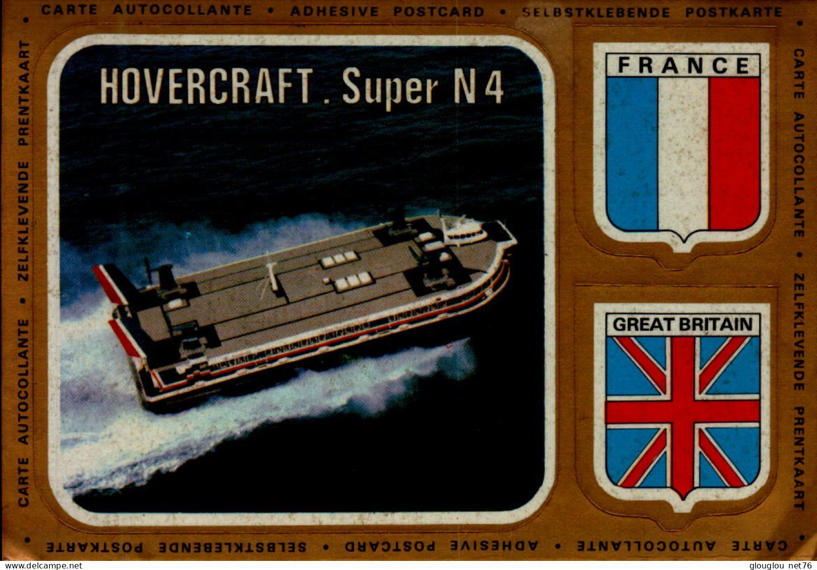 HOVERCRAFT...SUPER N4...CPM - Aéroglisseurs