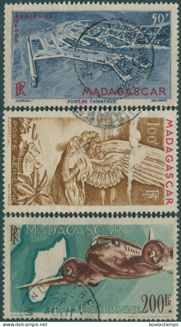 Madagascar 1946 SG315-317 Airmail (3) FU - Madagaskar (1960-...)