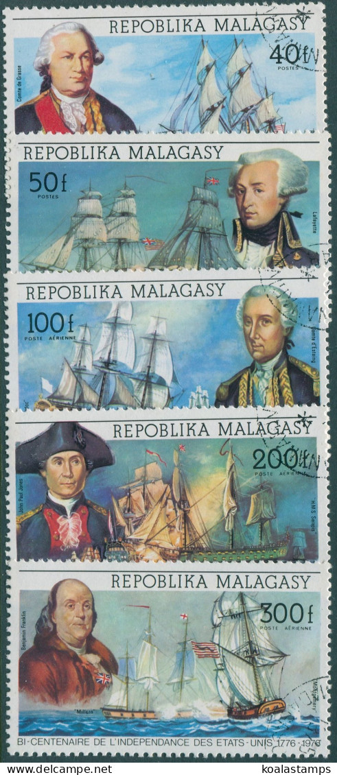 Malagasy 1975 SG305-309 American Revolution Set FU - Madagaskar (1960-...)