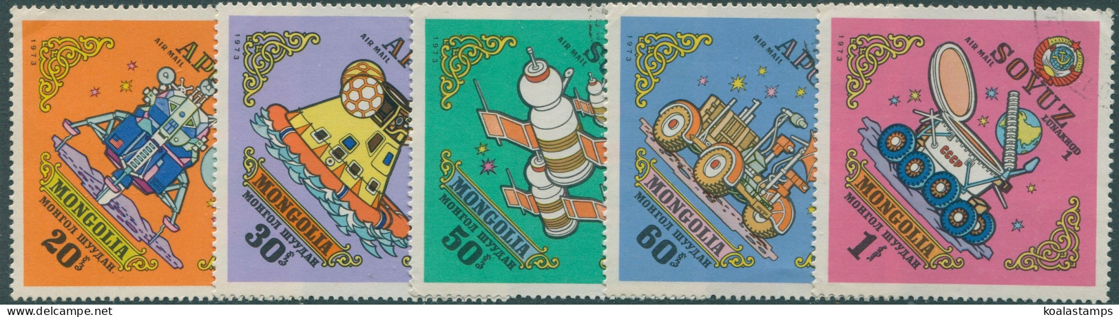 Mongolia 1973 SG783-787 Space Programmes (5)CTO - Mongolei