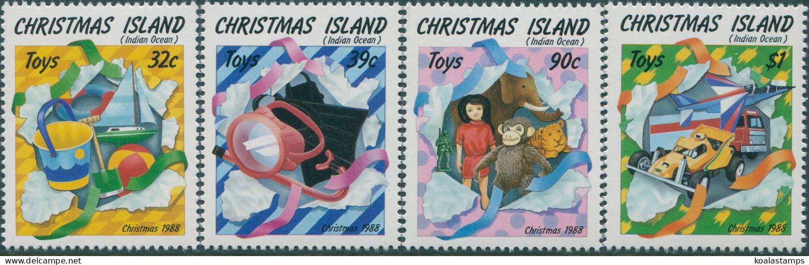 Christmas Island 1988 SG259-262 Christmas Set MNH - Christmas Island