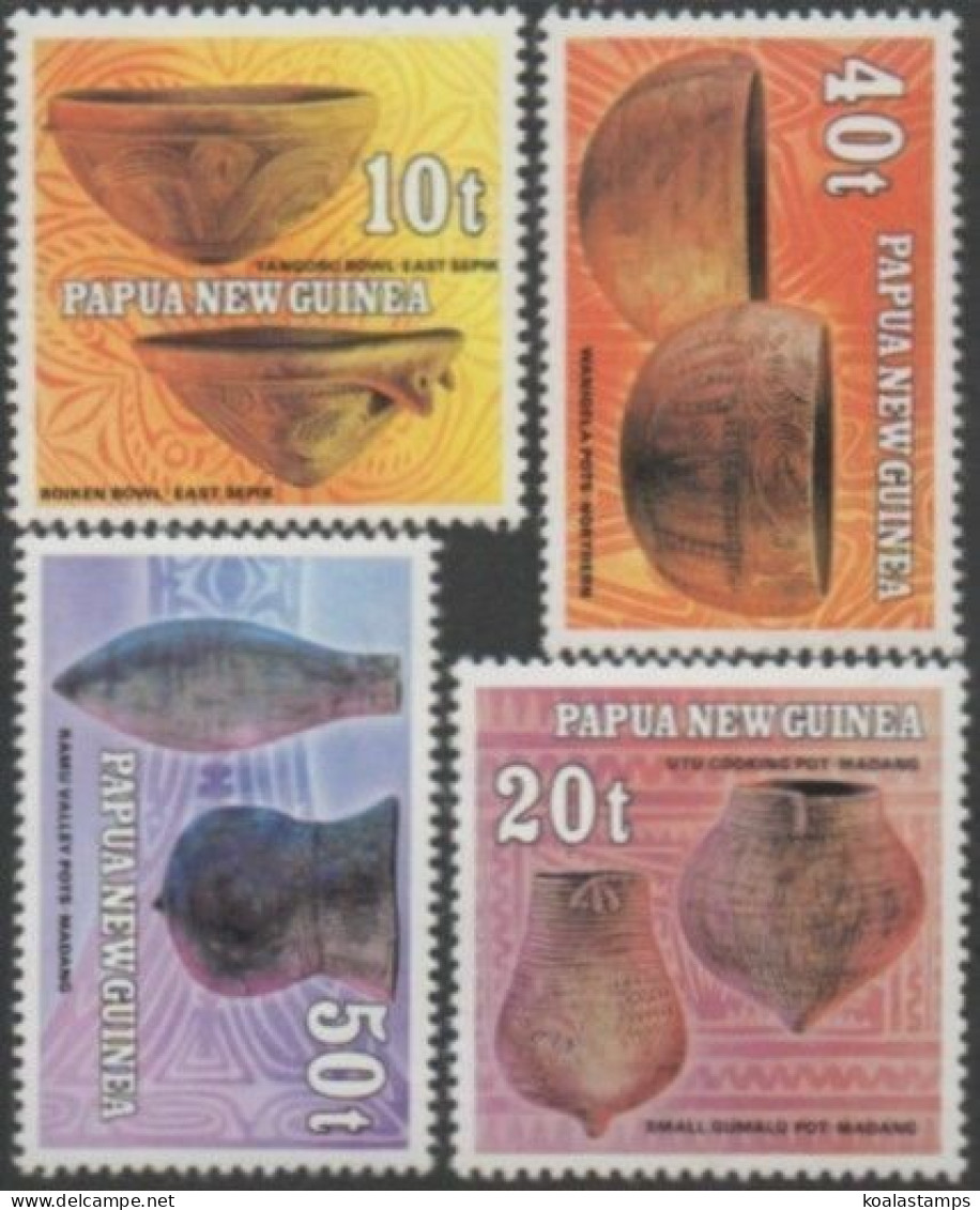 Papua New Guinea 1982 SG430-433 Native Pottery Set MNH - Papua New Guinea