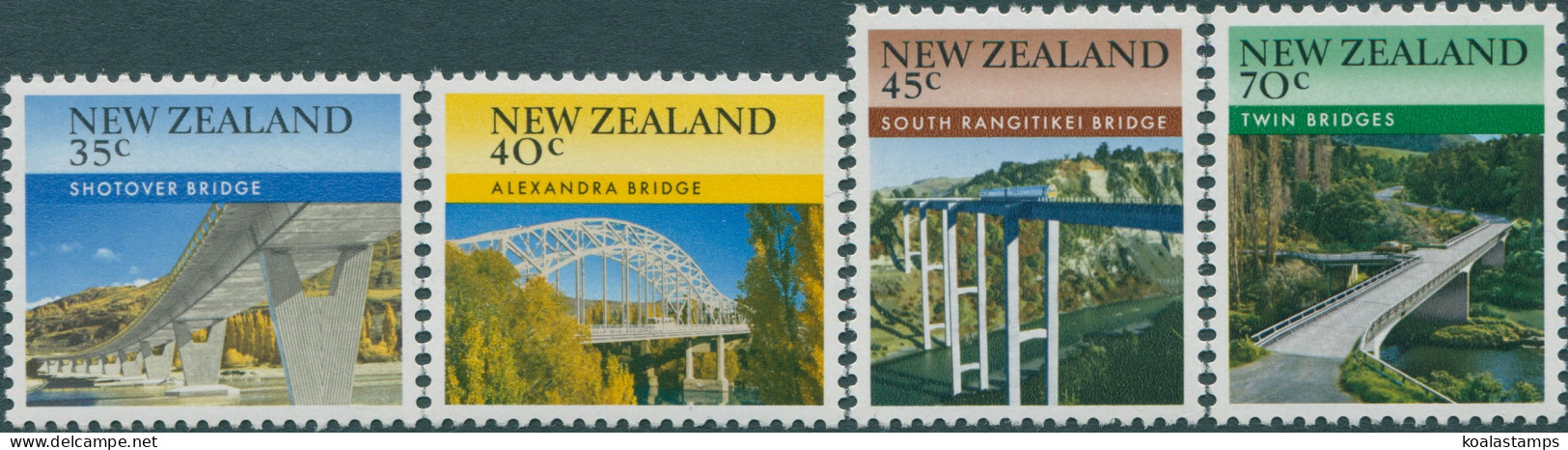 New Zealand 1985 SG1366-1369 Bridges Set MNH - Andere & Zonder Classificatie