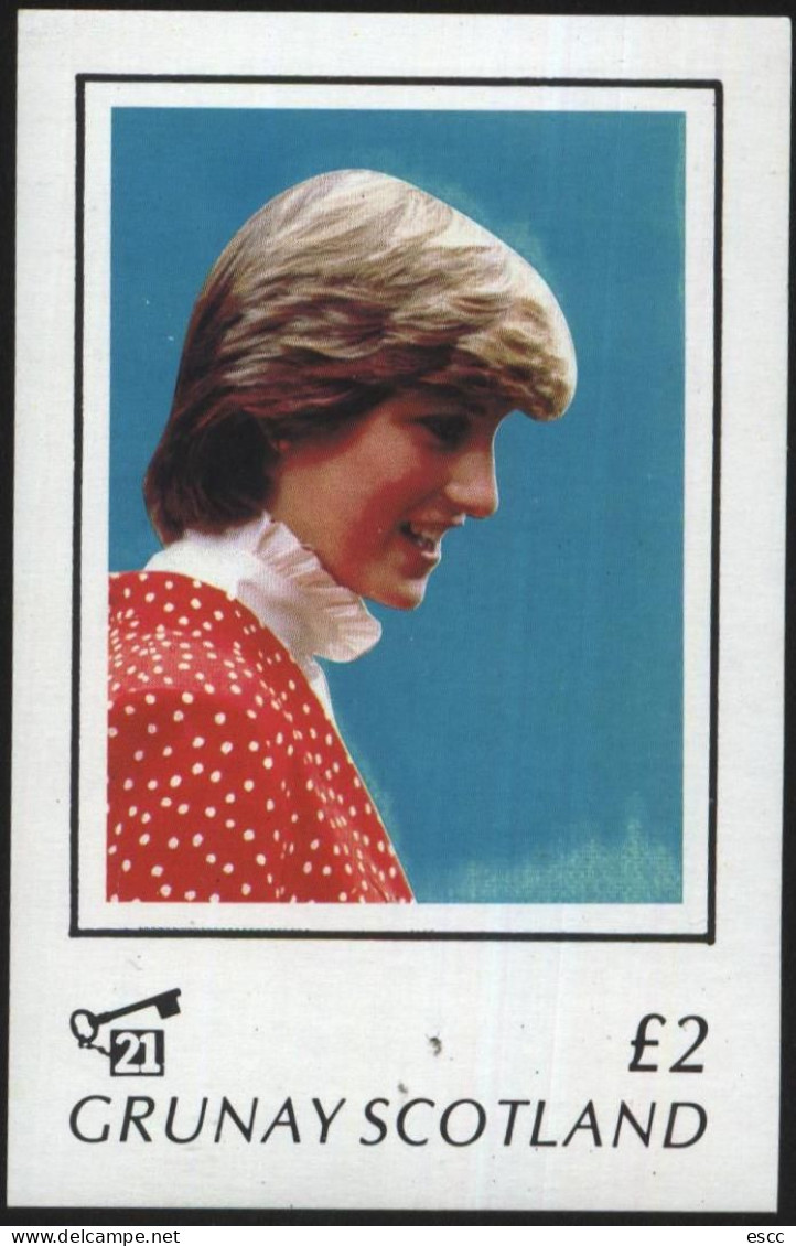 Mint S/S  Princess Lady Diana 1982  From Scotland - Royalties, Royals