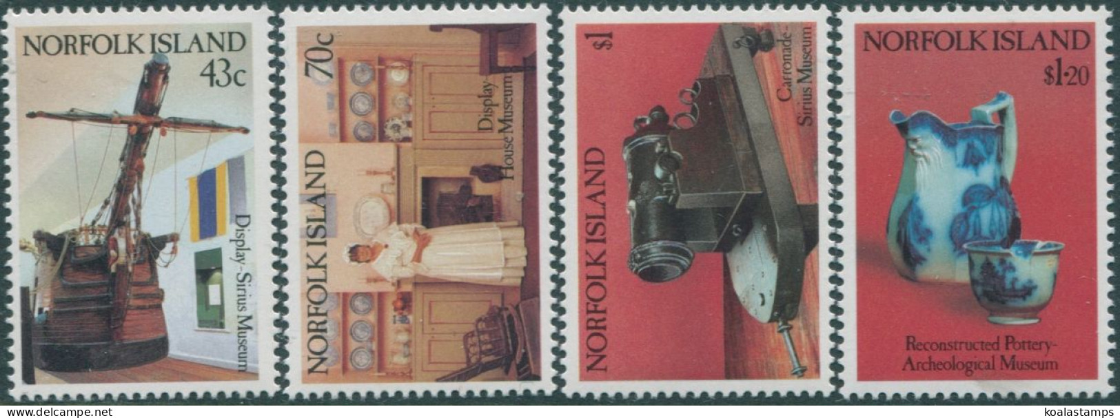 Norfolk Island 1991 SG512-515 Museums Set MNH - Norfolkinsel