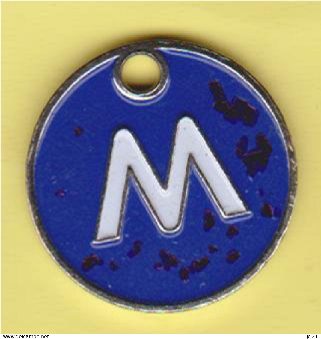 Jeton De Caddie " M " (de MMA) [A]_j417 - Trolley Token/Shopping Trolley Chip