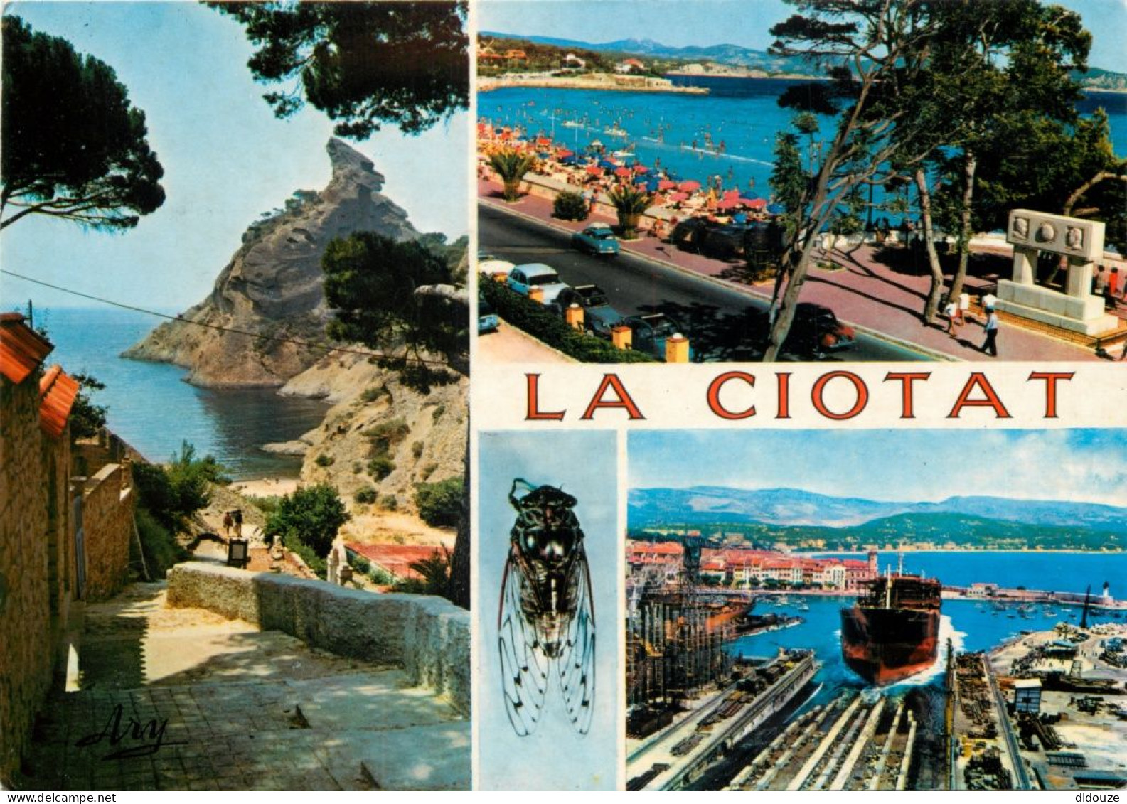 13 - La Ciotat - Multivues - CPM - Flamme Postale - Voir Scans Recto-Verso - La Ciotat