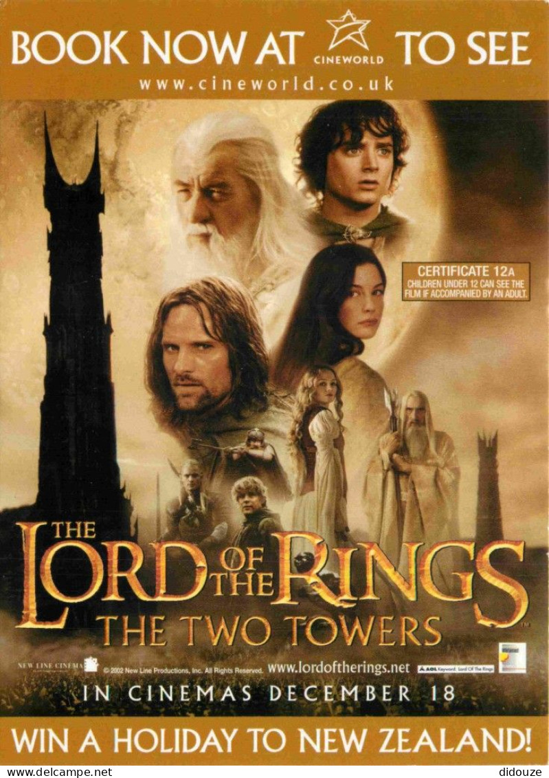 Cinema - Affiche De Film - The Lord Of The Rings - The Two Towers - CPM - Carte Neuve - Voir Scans Recto-Verso - Affiches Sur Carte