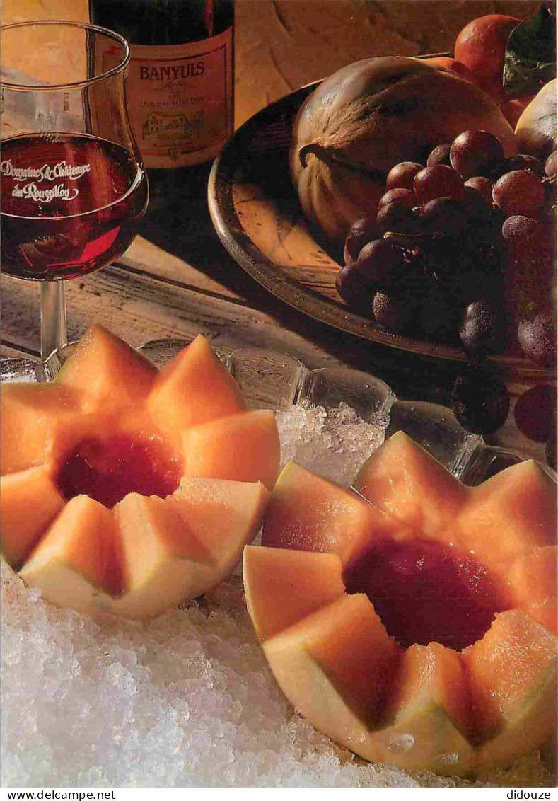 Recettes De Cuisine - Melon Glacé Au Banyuls - Gastronomie - CPM - Carte Neuve - Voir Scans Recto-Verso - Ricette Di Cucina