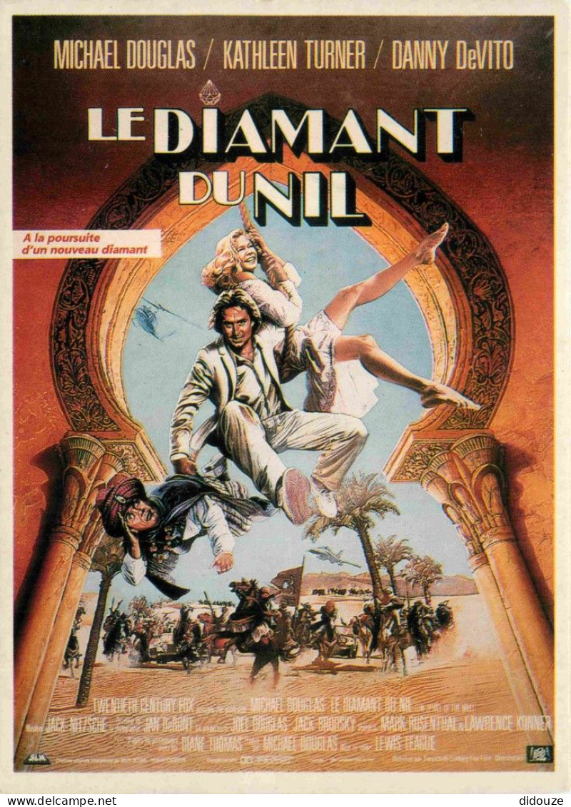 Cinema - Affiche De Film - Le Diamant Du Nil - Michael Douglas - Kathleen Turner - Danny DeVito - CPM - Carte Neuve - Vo - Affiches Sur Carte