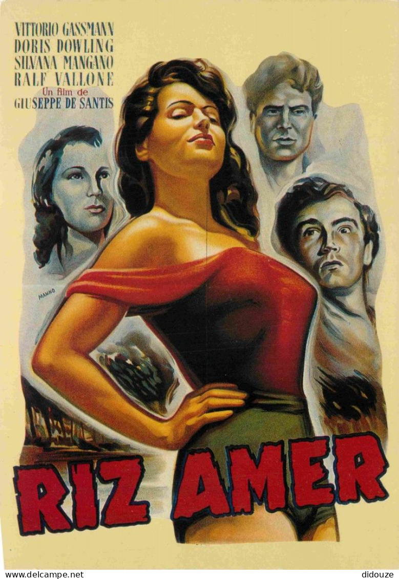 Cinema - Affiche De Film - Riz Amer - Femme Sexy - CPM - Carte Neuve - Voir Scans Recto-Verso - Affiches Sur Carte