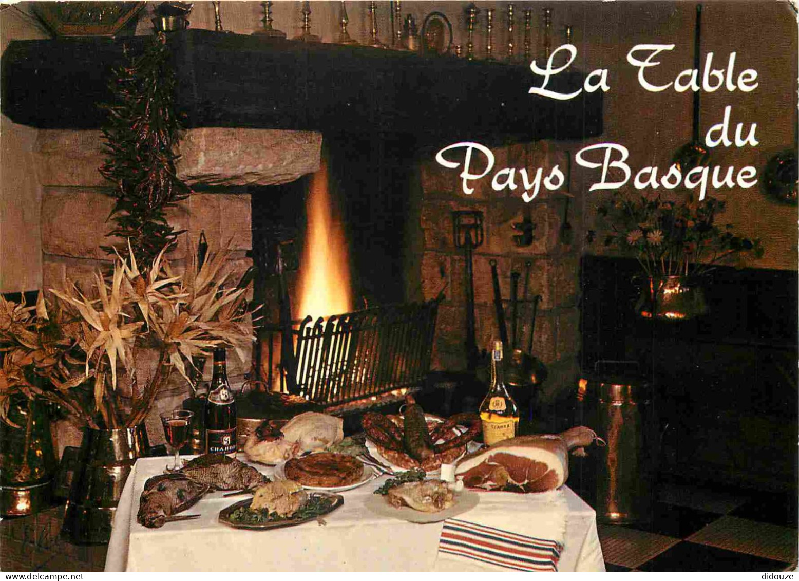 Recettes De Cuisine - Table Du Pays Basque - Gastronomie - CPM - Voir Scans Recto-Verso - Recetas De Cocina