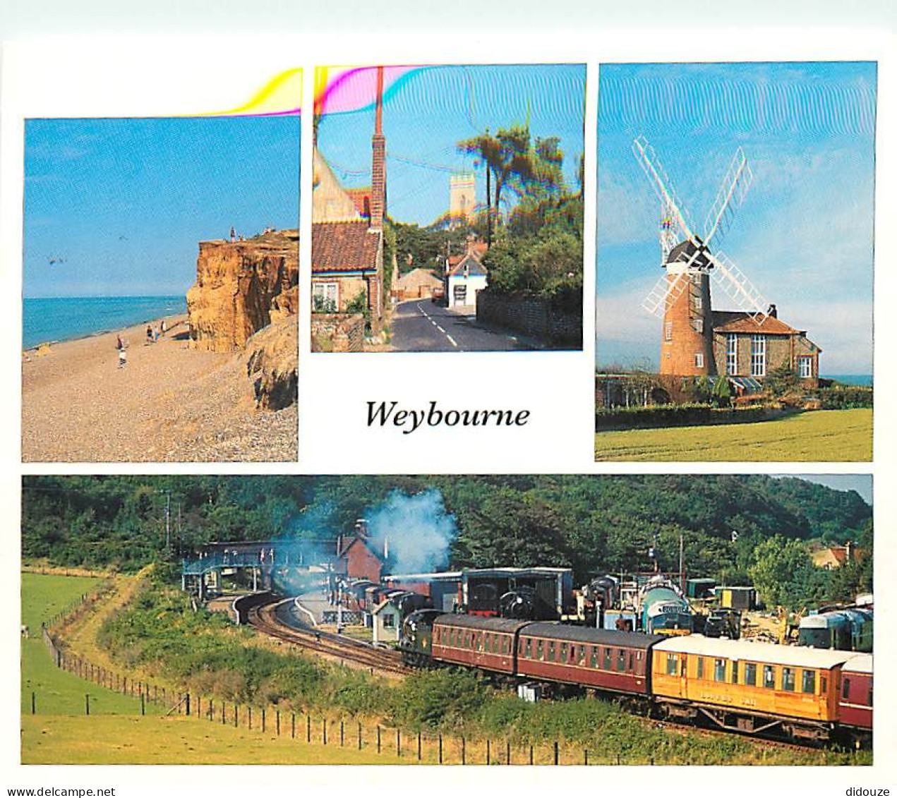 Trains - Royaume-Uni - United Kingdom - Weybourne - Multivues - CPM - Carte Neuve- UK - Voir Scans Recto-Verso - Trains