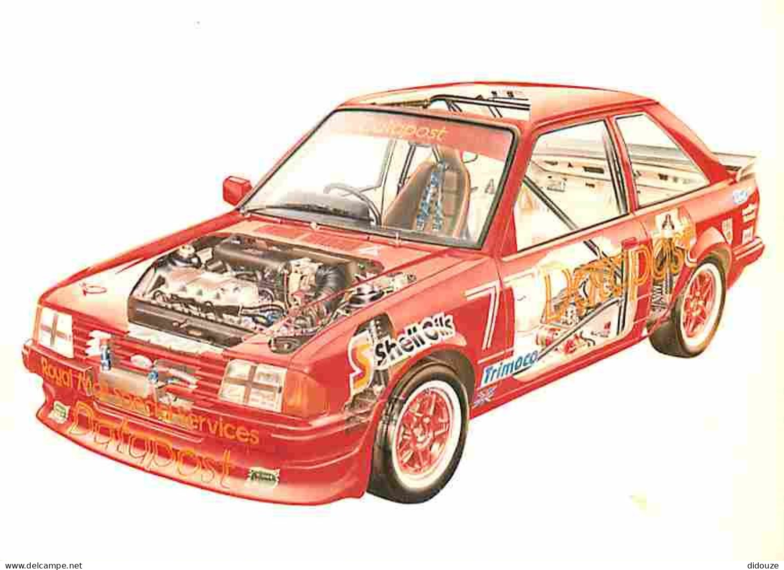 Automobiles - Sport Automobile - Rallyes - Datapost - Royal Mail Speed Services - Carte Neuve - CPM - Voir Scans Recto-V - Rally