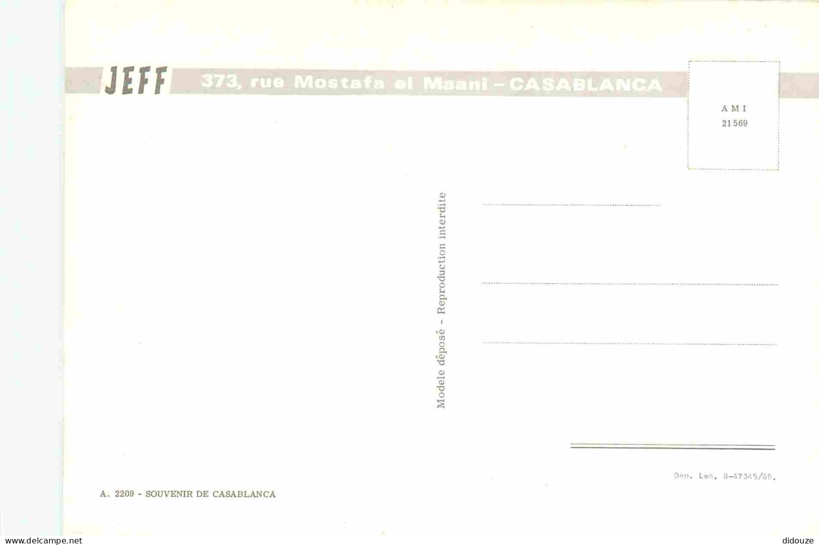 Maroc - Casablanca - Multivues - Blasons - CPM - Carte Neuve - Voir Scans Recto-Verso - Casablanca