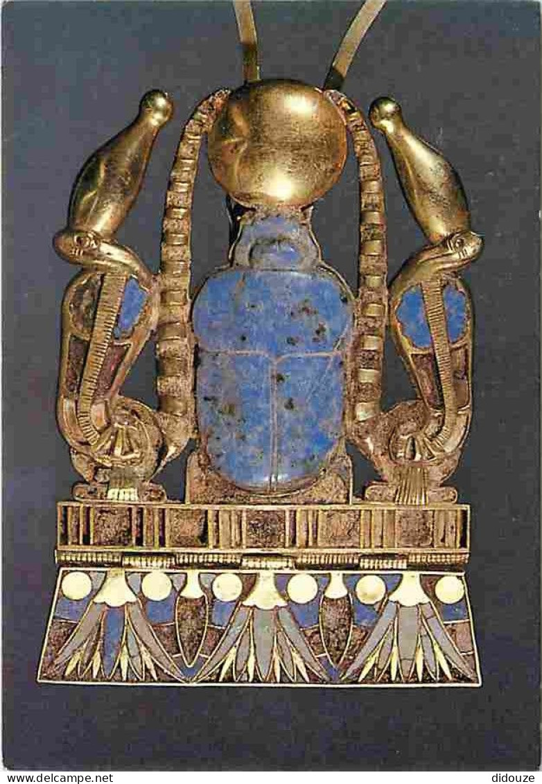 Art - Antiquités - Egypte - Pendentif Pectoral Découvert Sur La Momie Du Pharaon Chéchanq II - CPM - Voir Scans Recto-Ve - Antiquité