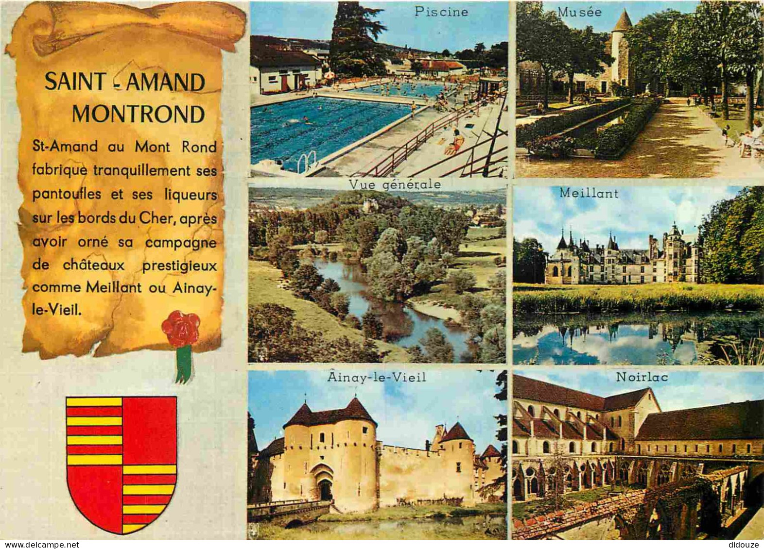 18 - Saint Amand Montrond - Multivues - Blasons - CPM - Carte Neuve - Voir Scans Recto-Verso - Saint-Amand-Montrond