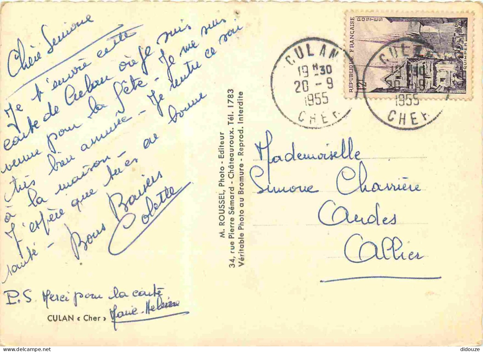 18 - Culan - Multivues - Folklore - Mention Photographie Véritable - Carte Dentelée - CPSM Grand Format - Voir Scans Rec - Culan