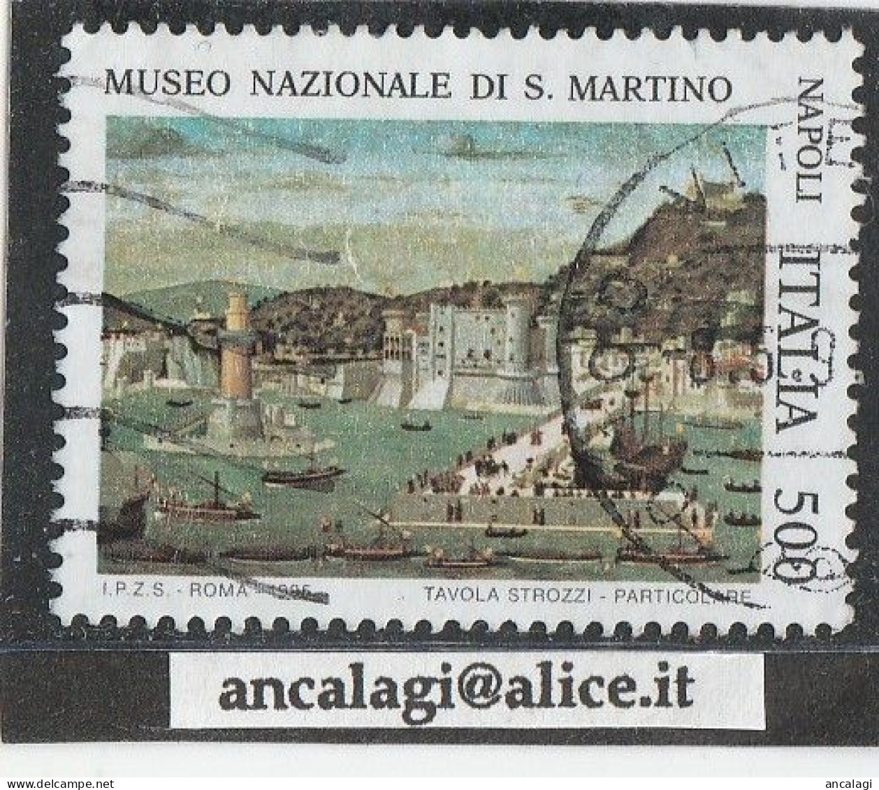 USATI ITALIA 1995 - Ref.0716A "TESORI DEI MUSEI E DEGLI ARCHIVI NAZIONALI" 1 Val. - - 1991-00: Used