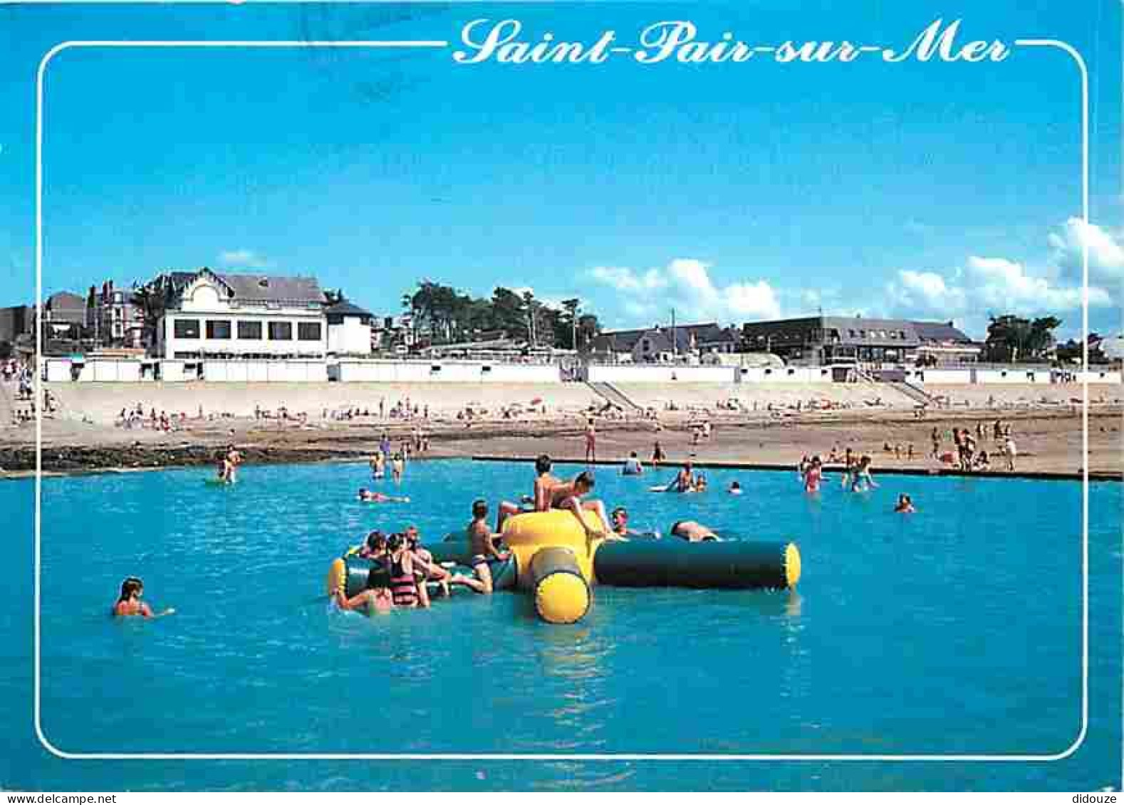 50 - Saint Pair Sur Mer - Vue D'ensemble De La Plage Et La Piscine - CPM - Voir Scans Recto-Verso - Saint Pair Sur Mer