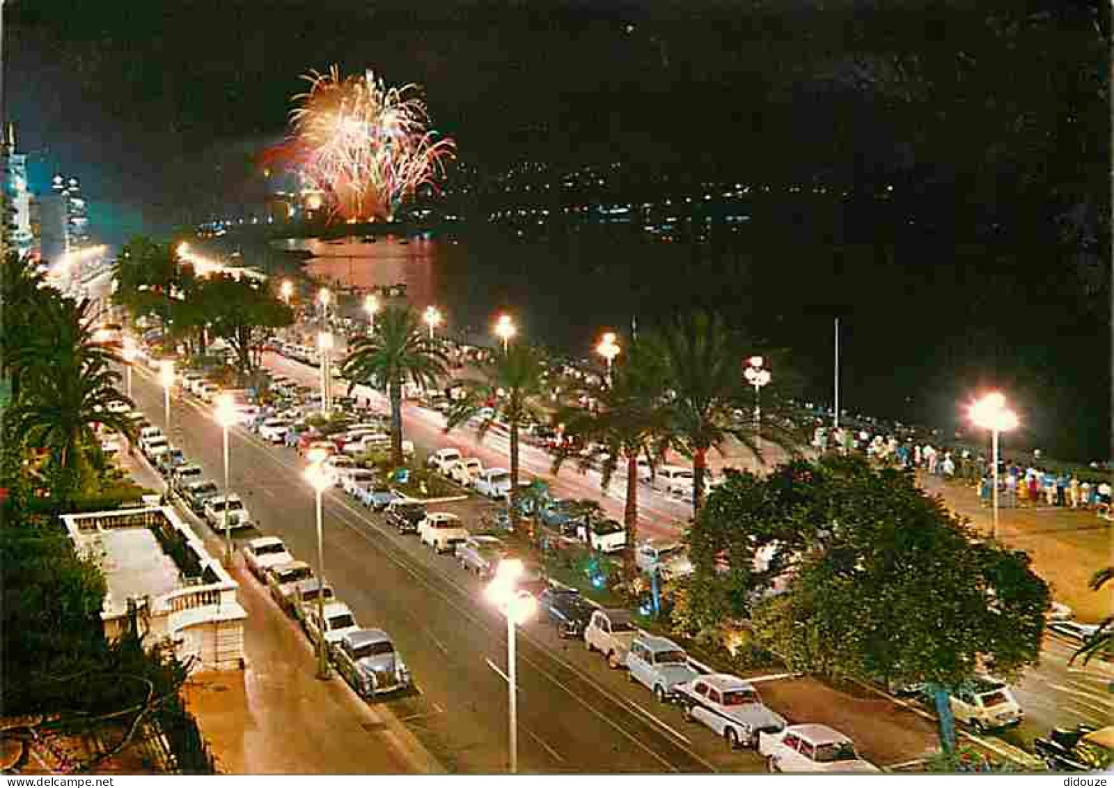 06 - Nice - La Promenade Des Anglais La Nuit - Automobiles - CPM - Voir Scans Recto-Verso - Niza La Noche