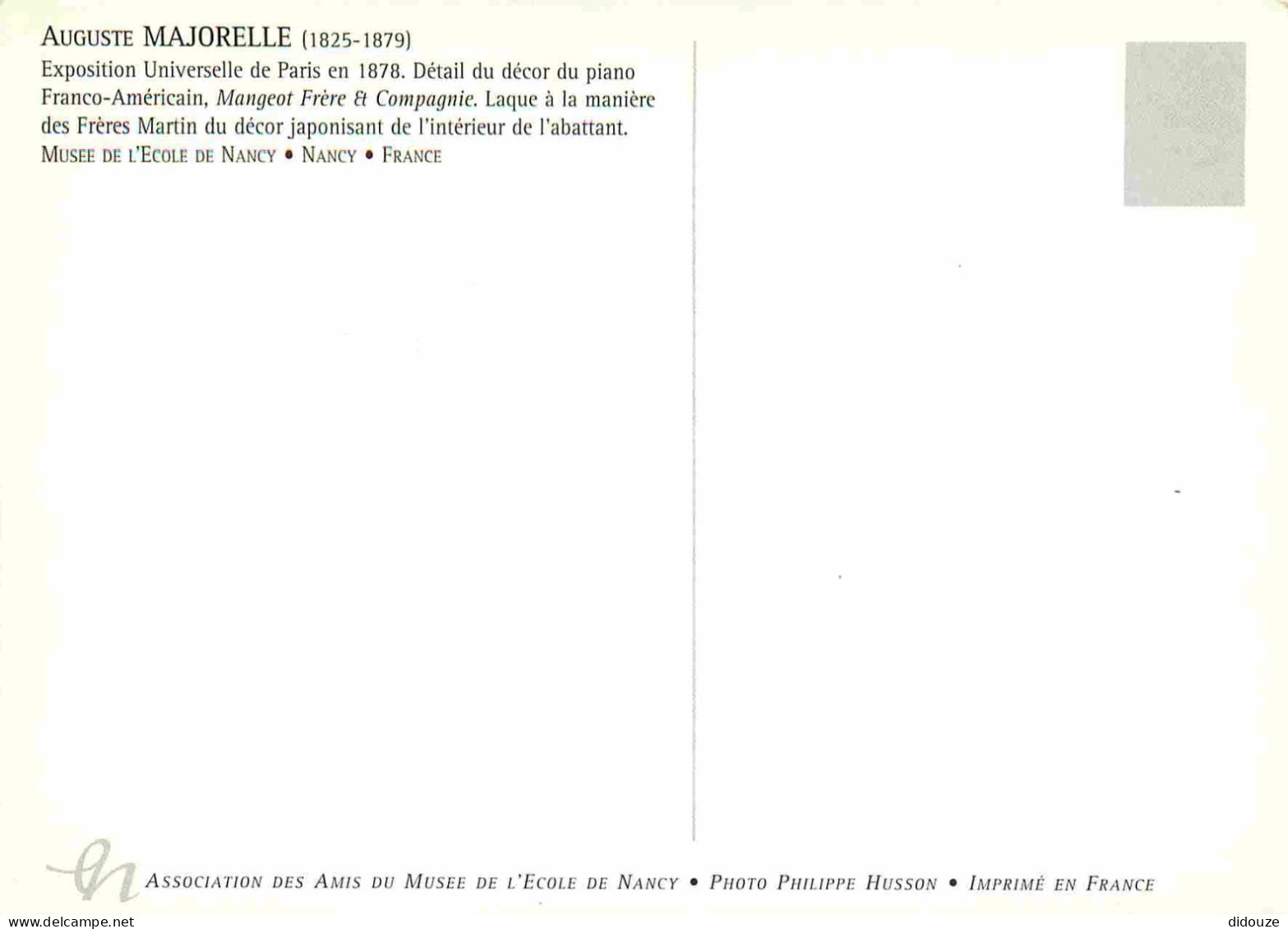 Animaux - Oiseaux - Art Peinture - Auguste Majorelle - Esposition Universelle De Paris 1878 - CPM - Carte Neuve - Voir S - Vögel