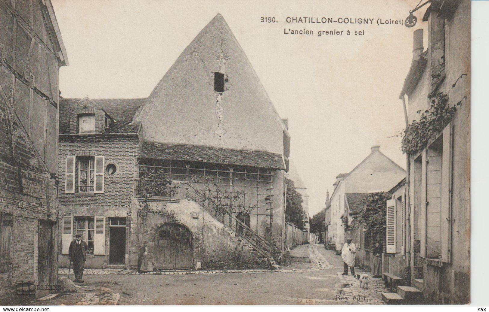 2416-246  Chatillon-coligny Ancien Grenier à Sel  Dep 45 Vente Retirée Le 04-05 - Chatillon Coligny