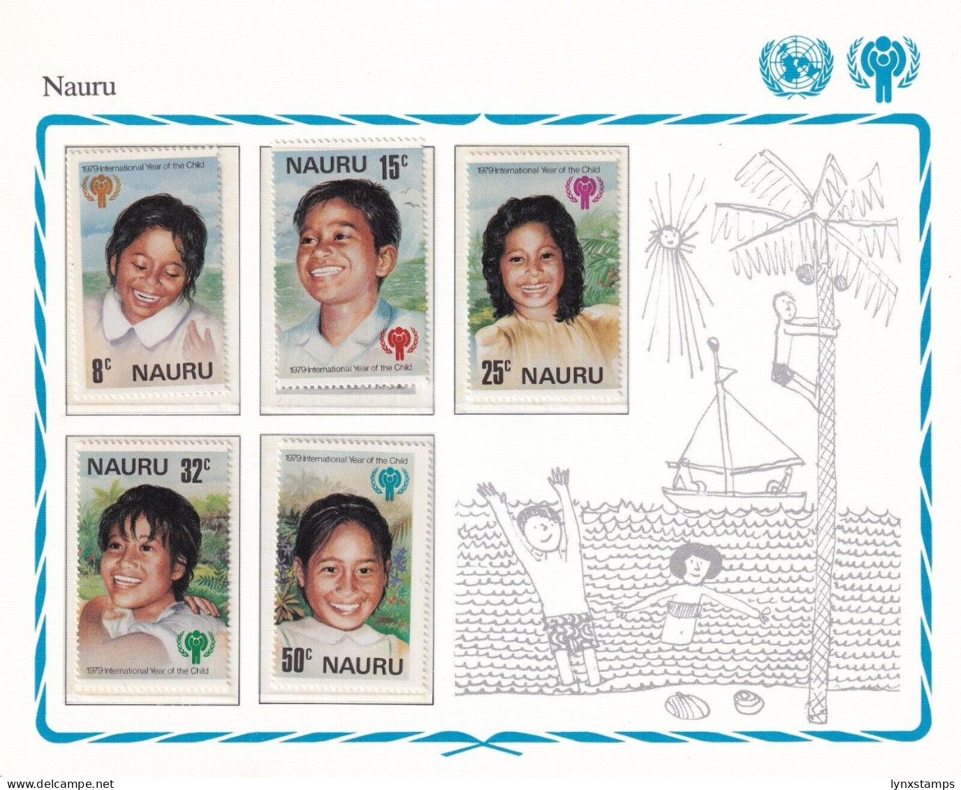 SA06 Nauru 1979 International Year Of The Child Mint Stamps - Nauru